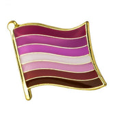 Lesbian Flag Enamel Pin